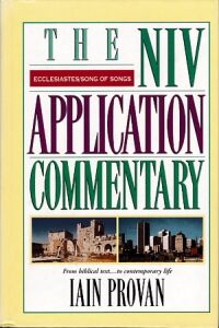 The NIV Application Commentary : Ecclesiastes, Song of Songs 封面