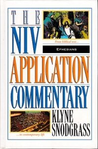 The NIV Application Commentary: Ephesians 封面