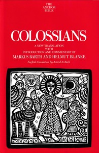 Colossians (Anchor Bible, Vol. 34B) 封面