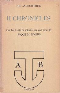 II Chronicle (Anchor Bible, Vol. 13) 封面