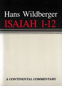 Isaiah 1-12: A Continental Commentary 封面