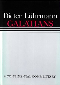 Galatians: A Continental Commentary 封面