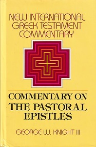 The Pastoral Epistles (The New International Greek Testament Commentary, NIGTC) 封面