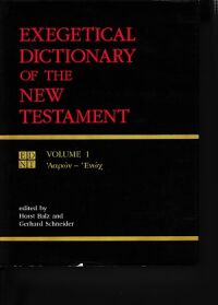 Exegetical Dictionary of the New Testament (Volume 1) 封面