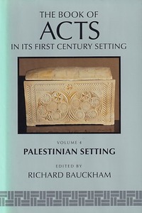 The Book of Acts in its First Century Setting, vol 4: In its First Century Setting 封面