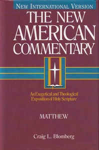 Matthew (The New American Commentary, NAC, Vol. 22) 封面