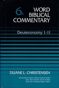 Word Biblical Commentary: Deuteronomy 1-11 封面