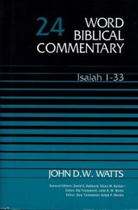 Word Biblical Commentary Vol. 24, Isaiah 1-33 封面