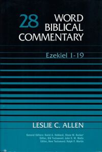 Word Biblical Commentary Vol. 28, Ezekiel 1-19 封面