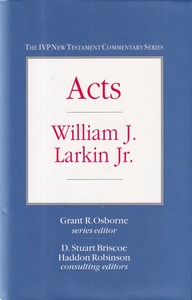 Acts (The IVP New Testament Commentary Series, Volume 5) 封面