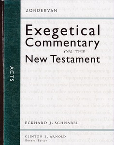 Acts: Zondervan Exegetical Commentary on the New Testament 封面