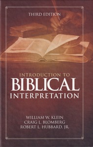 Introduction to Biblical Interpretation (Third Edition) 封面