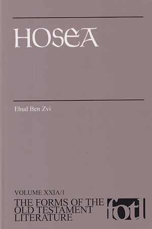 Hosea (The Forms of the Old Testament Literature 21A/1 (FOTL)) 封面