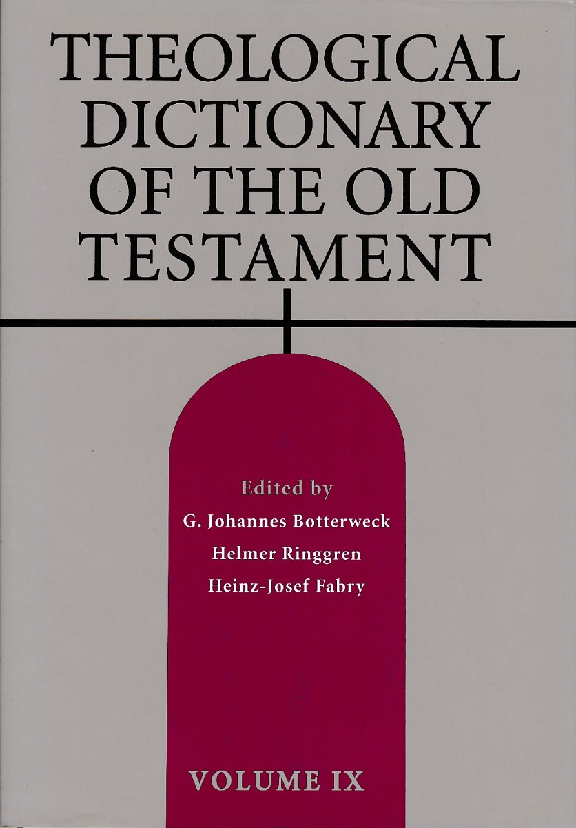 Theological Dictionary of the Old Testament, Volume IX (TDOT) 【此產品不設海外郵寄，只提供本地上門派送】 封面