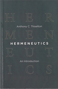 Hermeneutics: An Introduction 封面