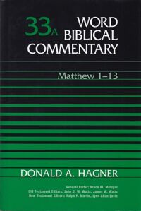 Word Biblical Commentary Vol. 33a, Matthew 1-13 封面