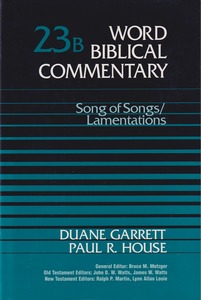 Word Biblical Commentary Vol.23B: Song of Songs and Lamentations 封面