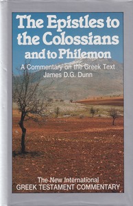 The Epistles to the Colossians and to Philemon (New International Greek Testament Commentary, NIGTC) 封面