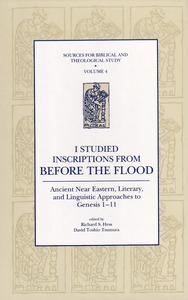 I Studied Inscriptions from Before the Flood: Ancient Near Eastern, Literary, and Linguistic Approaches to Genesis 1-11 (Sources for Biblical and Theological Study, Vol. 4) 封面