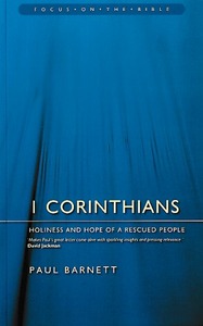 1 Corinthians: Holiness and Hope of a Rescued People (Focus on the Bible) 封面