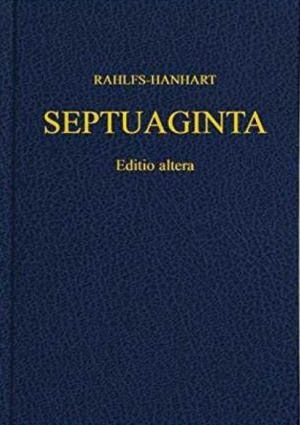 Septuaginta: Rahlfs-Hanhart (Editio altera/Rev. Edtion; Greek Edition) 封面