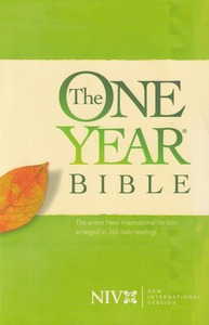 The One year Bible: NIV, Arranged in 365 Daily Readings (personal size) 封面