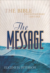 The Message: The Bible in Contemporary Language (Black/Burgundy Bonded Leather) 封面