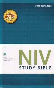 NIV Study Bible, Personal Size, Paperback, Red Letter Edition 封面