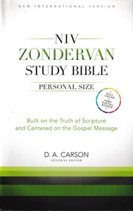 NIV Zondervan Study Bible, Personal Size, Hardcover: Built on the Truth of Scripture and Centered on the Gospel Message 封面