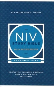 NIV Personal-Size Study Bible, Fully Revised Edition, Comfort Print, hardcover (red letter) 封面