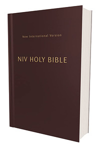 NIV, Holy Bible, Compact, Paperback, Burgundy, Comfort Print 封面