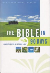 The Bible in 90 Days: Cover to Cover in 12 Pages a Day (New International Version) 封面