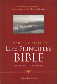 The Charles F. Stanley Life Principles Bible (New American Standard Bible) 封面