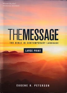 The Message: The Bible in Contemporary Language (Large Print) 封面
