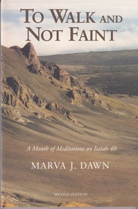 To Walk and Not Faint: A Month of Meditations on Isaiah 40 封面