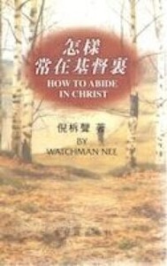 怎樣常在基督裏 封面