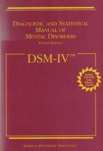 DSM-IV: Diagnostic and Statistical Manual of Mental Disorders, 4th Edition 封面
