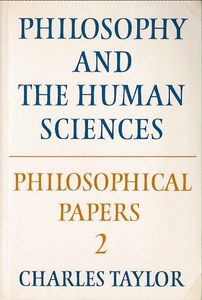 Philosophical Papers: Volume 2, Philosophy and the Human Sciences 封面