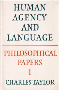 Philosophical Papers: Volume 1, Human Agency and Language 封面