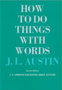 How to Do Things with Words, 2nd ed 封面