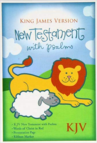 KJV Babys New Testament w/Psalms-Pink 封面