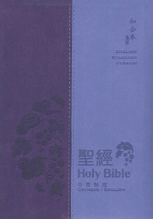 深淺紫雙色拉鍊 [繁]神版和修/英文標準版‧中英對照‧銀邊RCU / ESV43AXZPU 封面