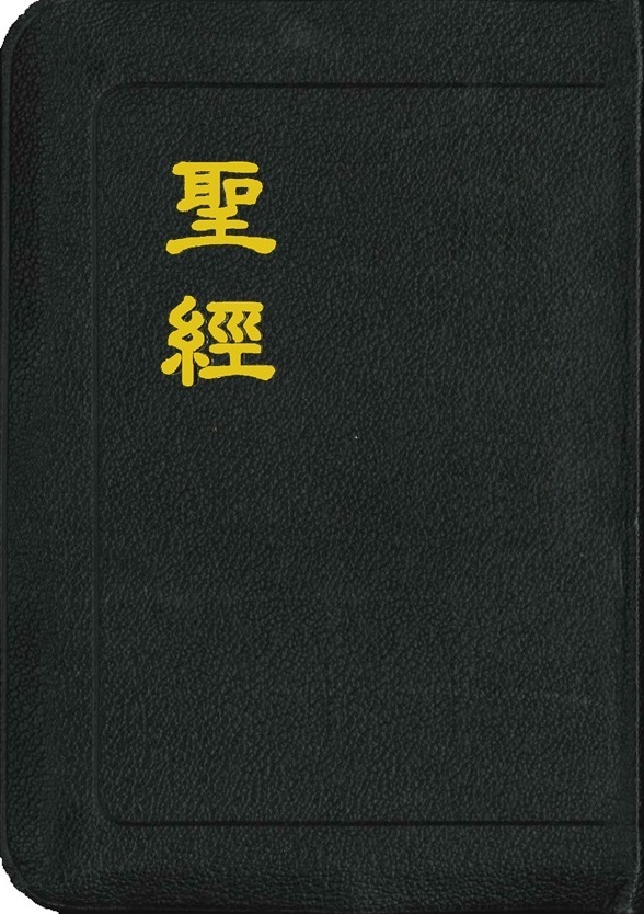 聖經(上下行紅字,黑皮金,包邊) 封面