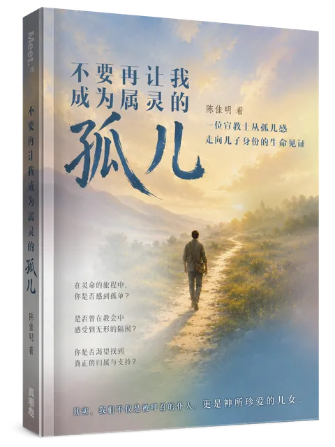 不要再让我成为属灵的孤儿 : 一位宣教士从孤儿感走向儿子身份的生命见证 封面