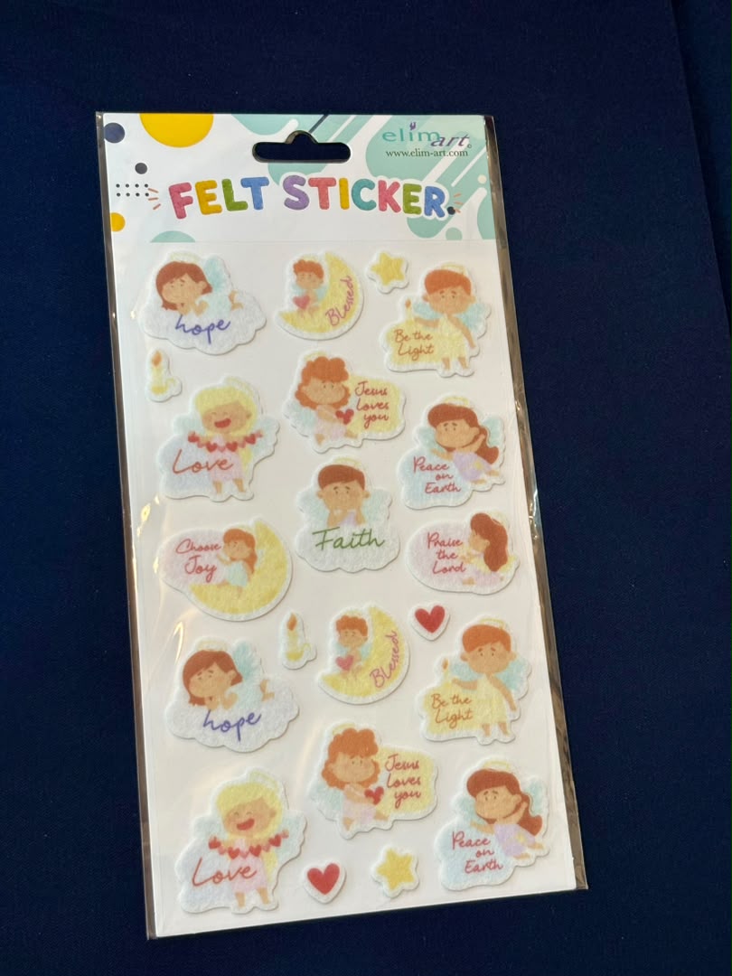 Felt Stickers-Mix (Cute Animal, Capybara, Angel, Fruits) 封面