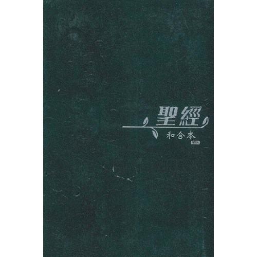 聖經(和合本修訂版.中型.上帝版.橫排.皮面拉鍊.綠) RCUH66XZGN 封面
