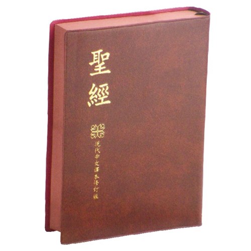 聖經(現代中文.中型.膠皮.直排.咖啡) TCV062PBR 封面