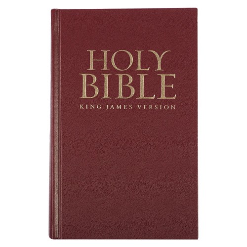 英文聖經/KJV019/KJV Pew and Worship Bible-Burgundy Hardcover 封面