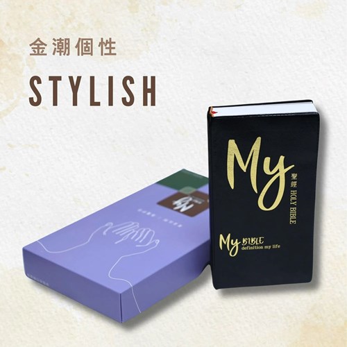 真哪噠MY聖經(和合本.口袋袖珍.金潮個性款) 封面