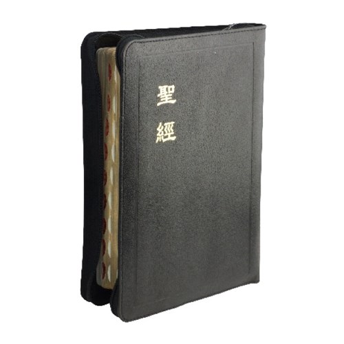 聖經 (和合本.中型.拉鍊.索引.神版.黑)CU67AZTI 封面